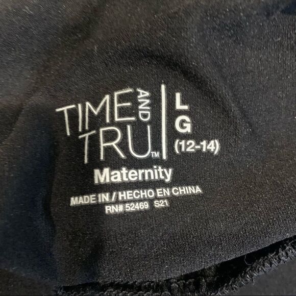 Time and Tru Maternity Skinny Jeans size 12 New - Picture 9 of 11